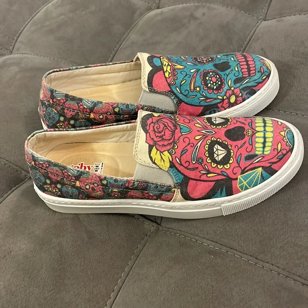 Goby Sugar Skull Slides Size 37 - Picture 1 of 6